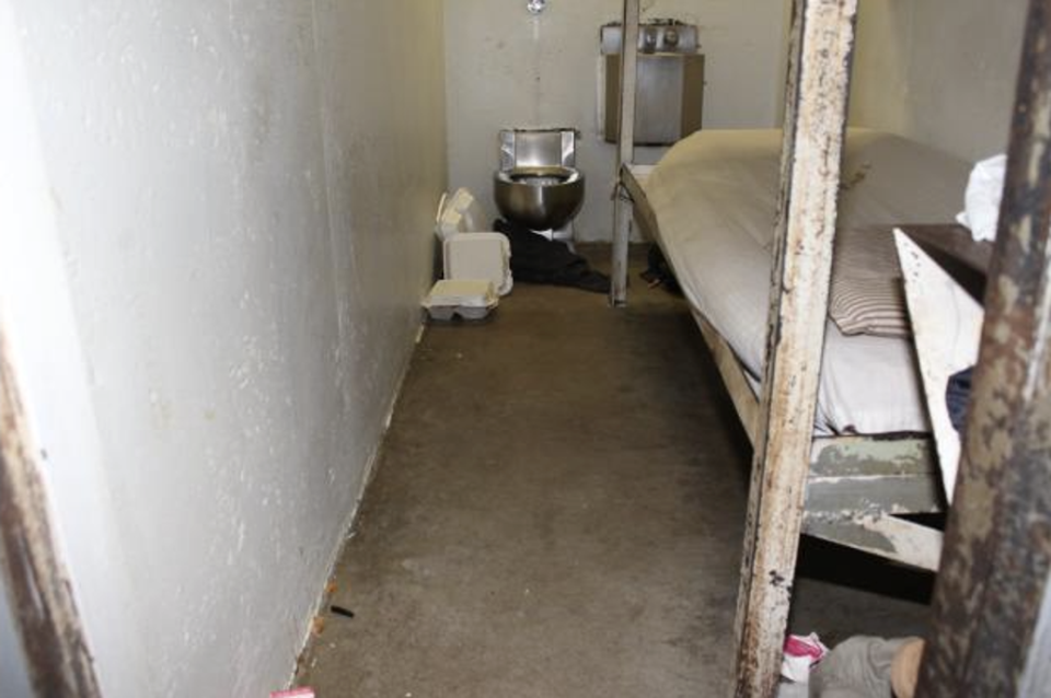 Nathson Fields’s cell in Illinois prison. (Courtesy of Anand Swaminathan)