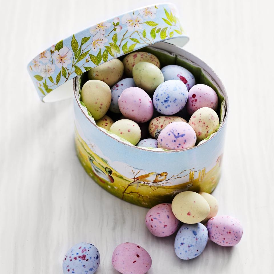 <p><a href="https://go.redirectingat.com?id=74968X1596630&url=https%3A%2F%2Fwww.williams-sonoma.com%2Fproducts%2Fchocolate-truffle-filled-eggs-in-box%2F%3Fpkey%3Ds%257Eeaster%2Bcandy%257E128%26sbkey%3Ddefault&sref=https%3A%2F%2Fwww.thepioneerwoman.com%2Ffood-cooking%2Fg35431566%2Fbest-easter-candy%2F" rel="nofollow noopener" target="_blank" data-ylk="slk:Shop Now;elm:context_link;itc:0;sec:content-canvas" class="link ">Shop Now</a></p><p>German Chocolate Egg Truffles</p><p>$19.95</p>