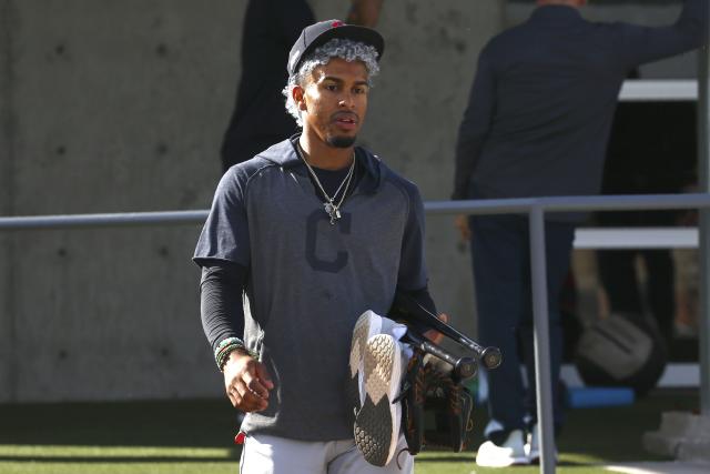 Francisco Lindor is wearing Friday night's Back in Black Lindor