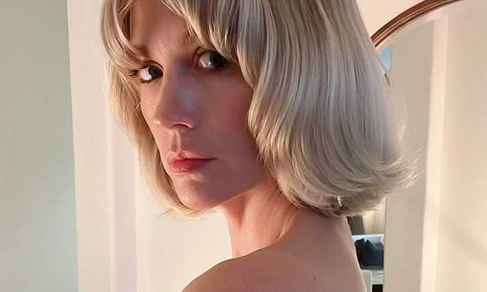 january jones short hair topless