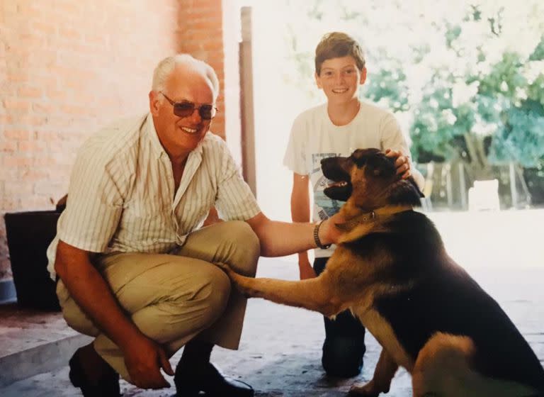 Alberto Eduardo Etiennot y su hijo Federico