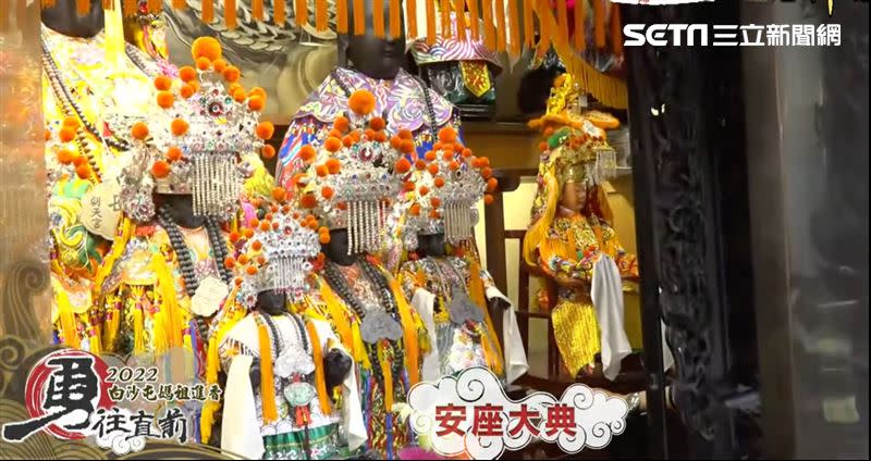 白沙屯媽祖與山邊媽祖入廟北港朝天宮。（圖／寶島神很大）