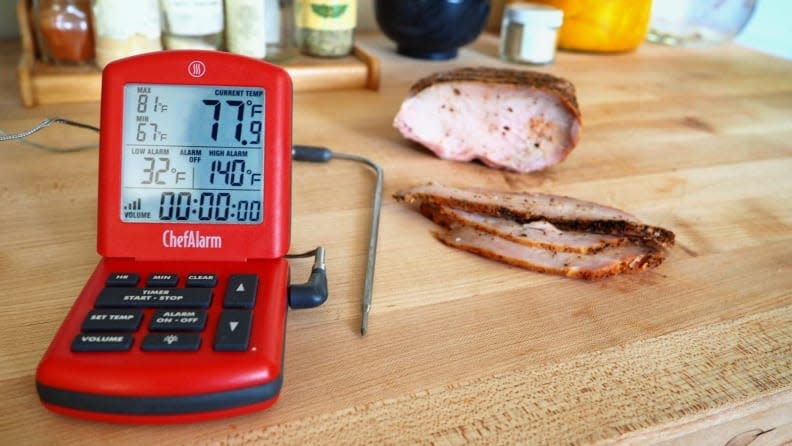 This probe thermometer from ThermoWorks is the best we've tested.