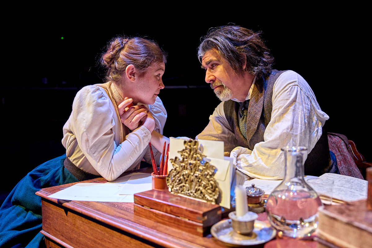 Madeleine Gray and James Lance in Uncle Vanya at the Orange Tree Theatre (Manuel Harlan)