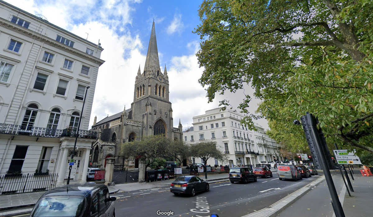 St James's Church in Sussex Square, Paddington (Google Maps)