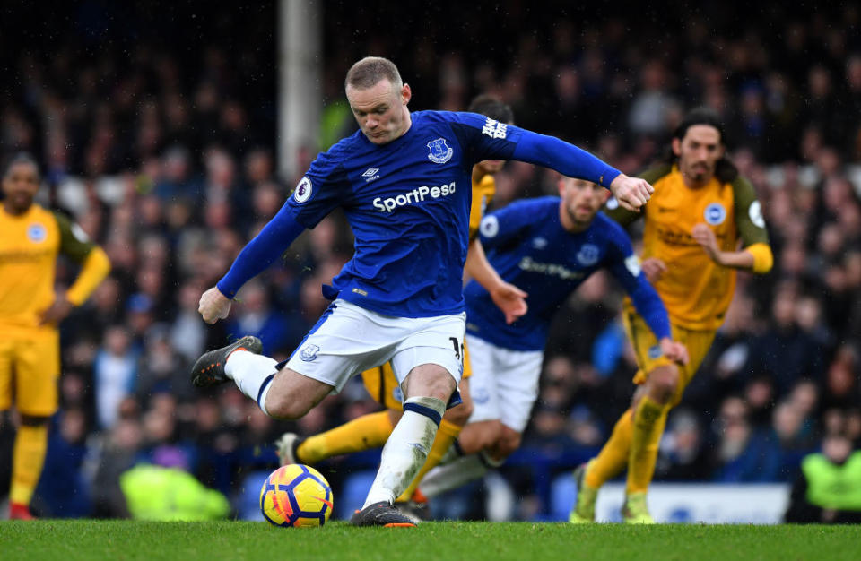 Wayne Rooney missed from the penalty spot