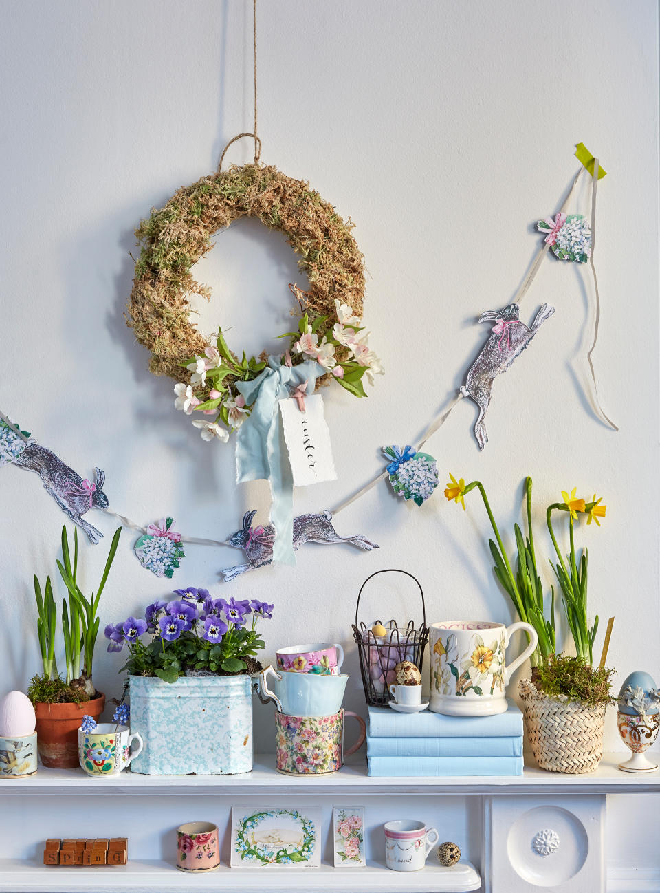 12. BRING EASTER TO YOUR MANTELPIECE