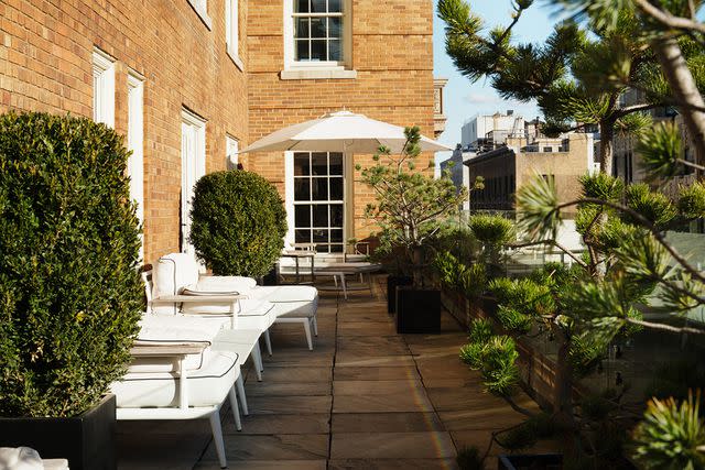 <p>Adrian Gaut / The Mark Hotel</p> The Mark Hotel terrace