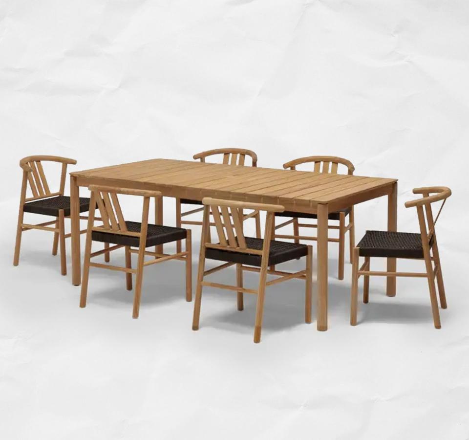 neighbor teak dining set