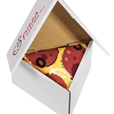 Pizza Socks Box