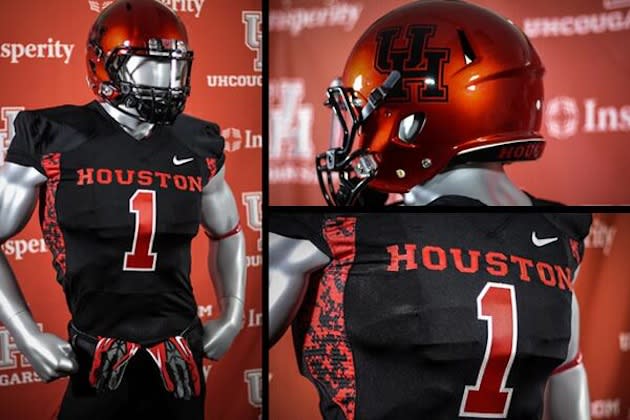 Houston Football on X: FIRST LOOK: Houston to wear special uniforms  Thursday night. Full info & auction information coming shortly.   / X