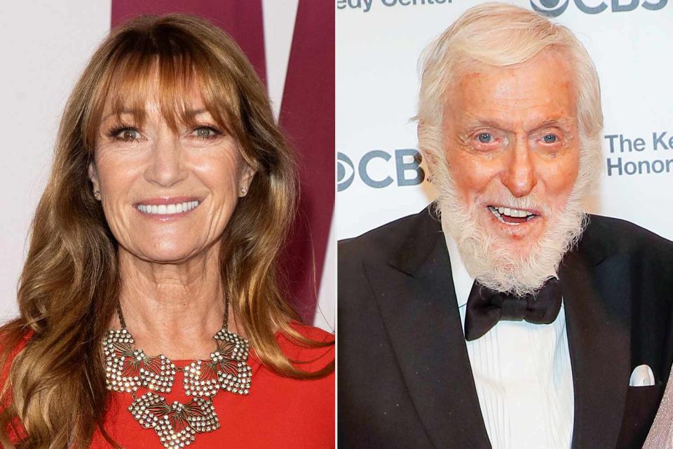 <p>VALERIE MACON/AFP via Getty; Paul Morigi/Getty</p> Jane Seymour and Dick Van Dyke.