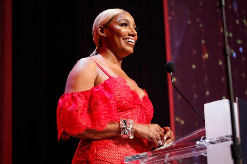 Reality TV Star Nene Leakes speaks at the Thurgood Marshall College Fund 31st Anniversary Awards Gala on October 29, 2018 in Washington, DC. (Photo by Paul Morigi/Getty Images for Thurgood Marshall College Fund)
