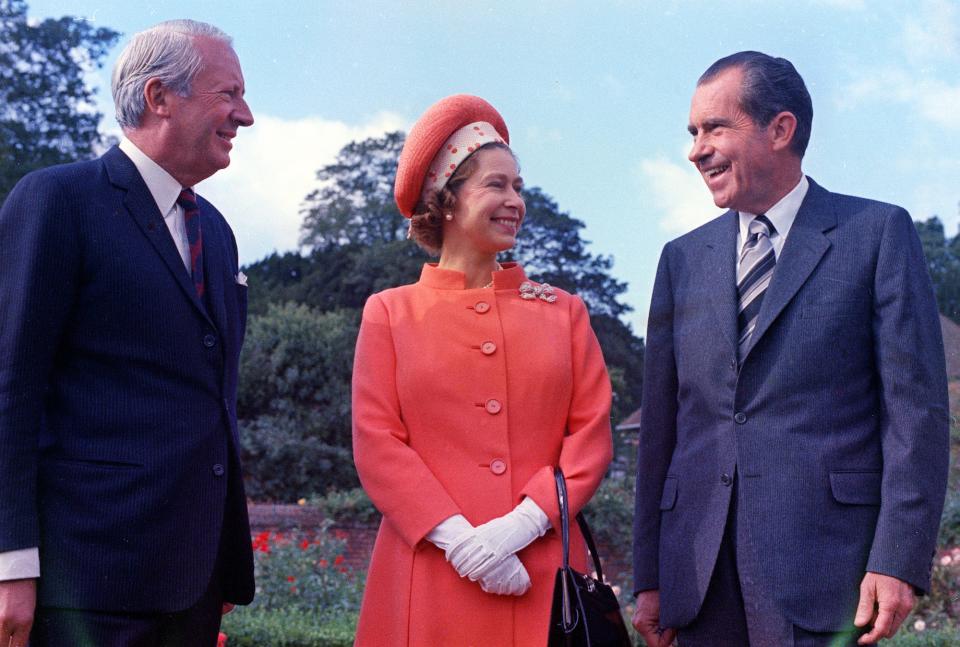 queen elizabeth richard nixon