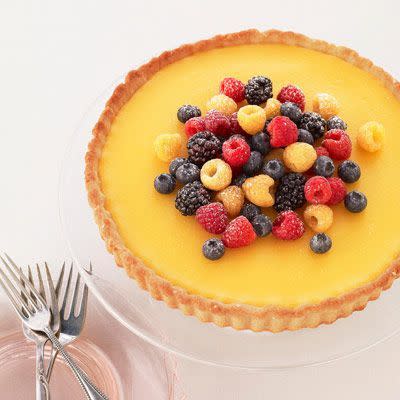 passover deserts lemon berry tart