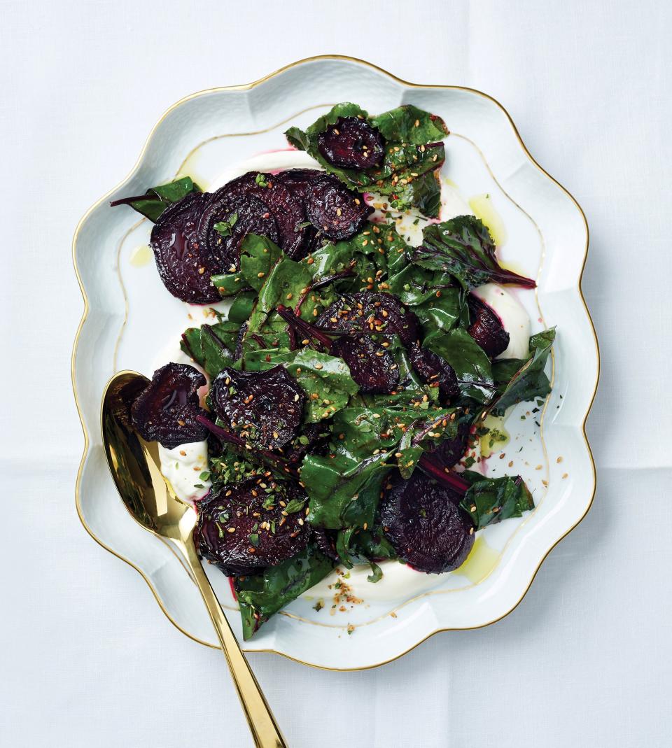 Roasted Beets with Sesame and Marjoram