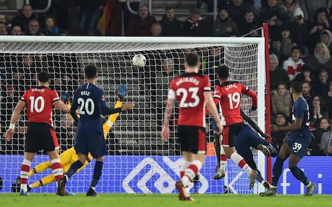 Boufal's stunning strike came just three minutes before the final whistle  - Credit: AFP