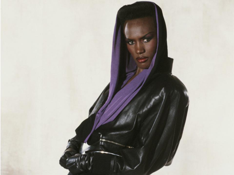 Grace Jones is a model, singer, song writer, and actress.