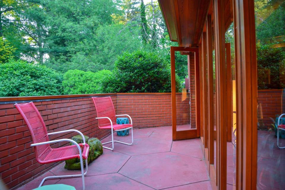 The property is ideal for indoor-outdoor entertaining.