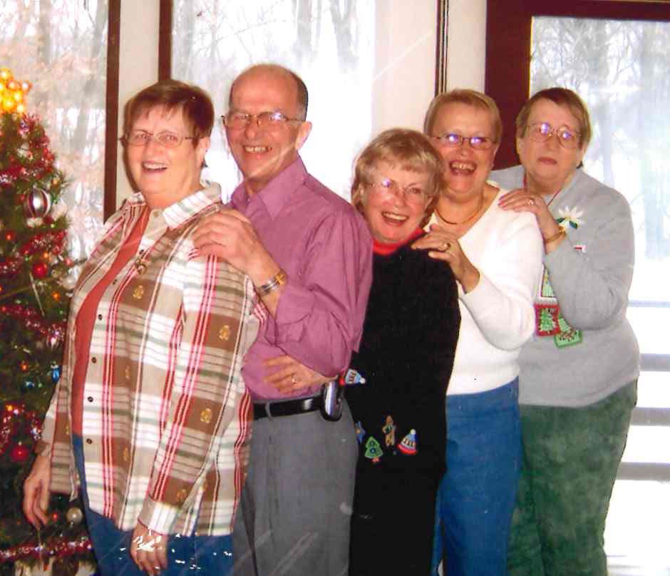 Fredricka Rita Price with her brother and three sisters. (From left) Price, Gerrit, Jeanne, Mary and Ann.