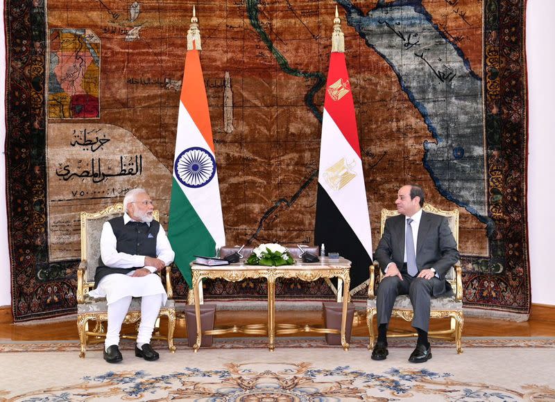 Indian Prime Minister Modi visits Cairo