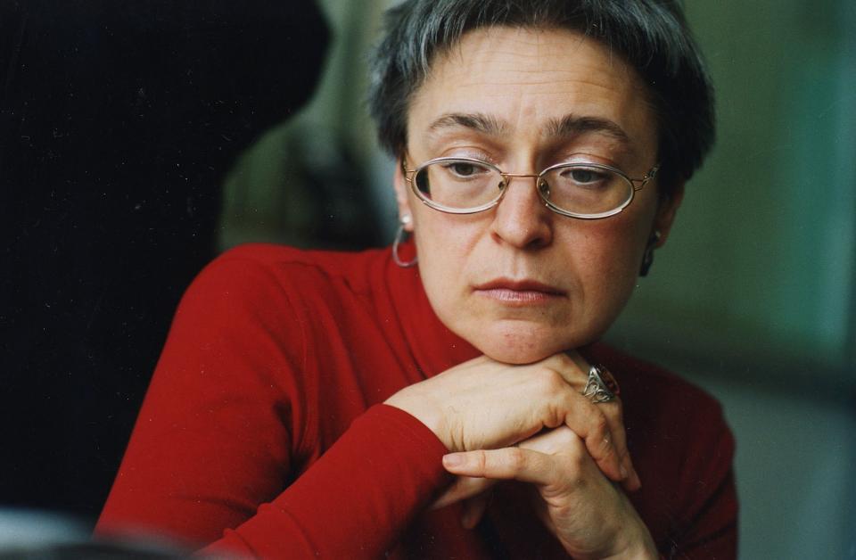 Russian journalist Anna Politkovskaya