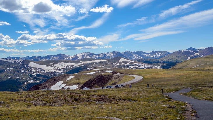 Trail Ridge Road in Rocky Mountain National Park