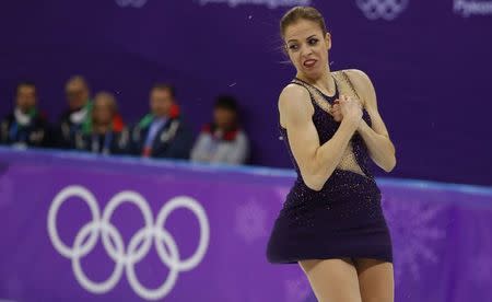 Figure Skating - Pyeongchang 2018 Winter Olympics - Women Single Skating free skating competition final - Gangneung Ice Arena - Gangneung, South Korea - February 23, 2018 - Carolina Kostner of Italy competes. REUTERS/Phil Noble