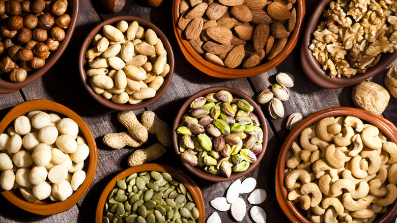 assortment of nuts