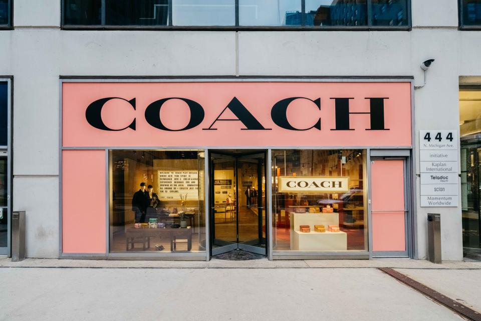 The storefront of the new Michigan Avenue store in Chicago.