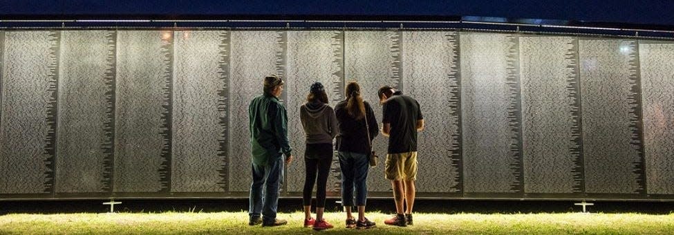 The Wall That Heals exhibit features a three-quarter scale replica of the Vietnam Veterans Memorial in Washington, D.C. It will be in Spartanburg Nov. 9-12.