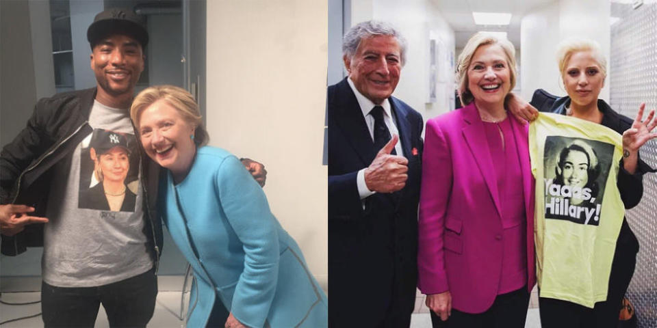 <p>Hillary Clinton knows how to campaign in style. The 2016 presidential candidate has proven to be the contender with the best campaign gear—from a pun-filled, witty e-commerce shop on her <a rel="nofollow noopener" href="https://shop.hillaryclinton.com/" target="_blank" data-ylk="slk:official website;elm:context_link;itc:0;sec:content-canvas" class="link ">official website</a> to homemade Etsy items and Nasty Woman-inspired item. Click through to shop the most clever and stylish Hillary Clinton 2016 pieces.</p>