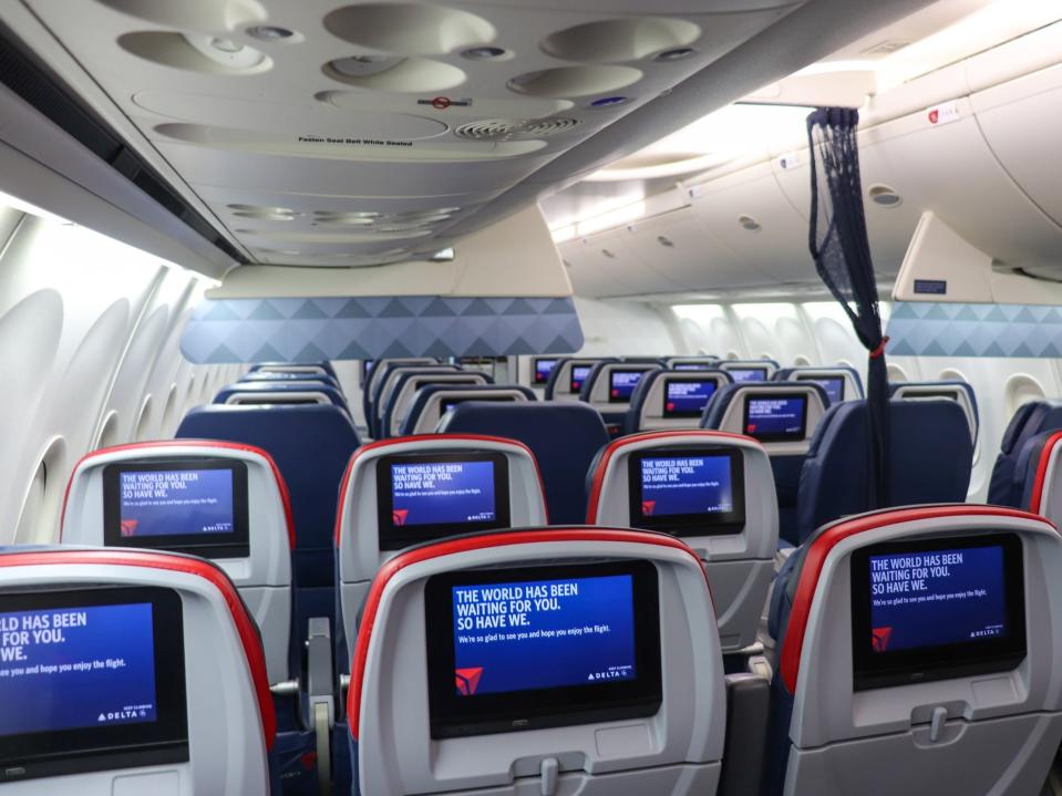 Delta Air Lines aircraft cabin