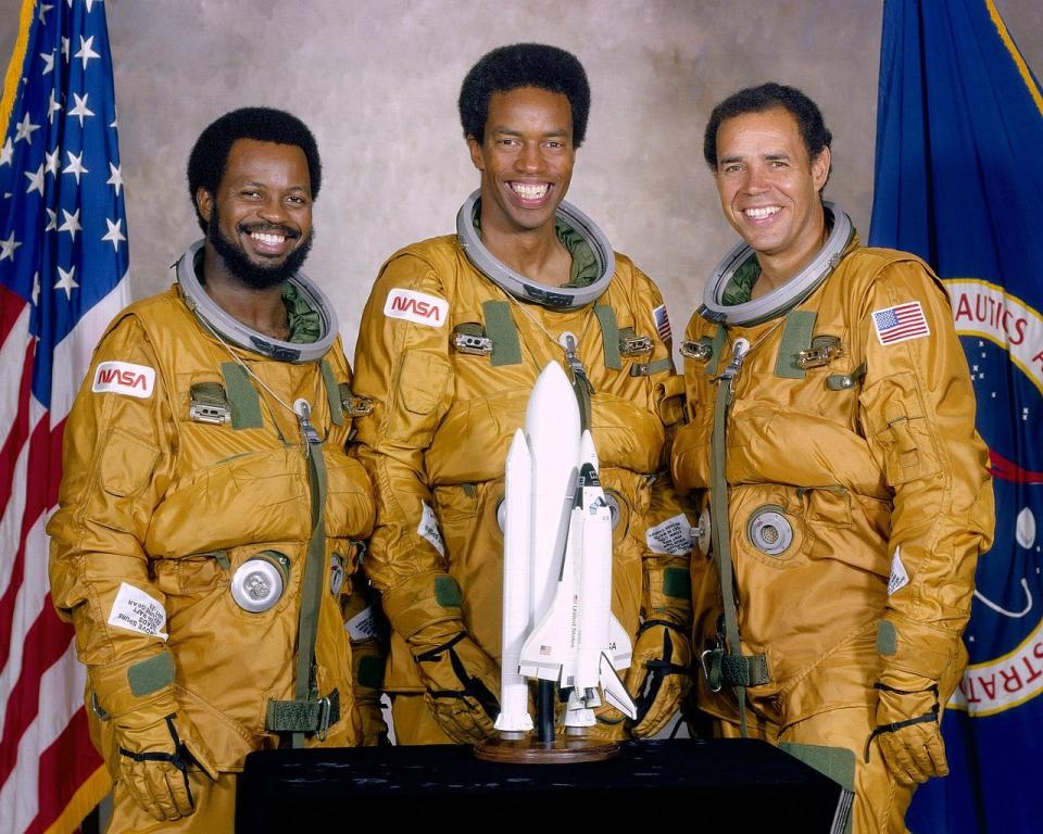 NASA astronauts Ronald McNair, Guion Bluford and Fred Gregory may be among the Black heroes discussed in Roots at the College Hill Branch Library on Feb. 14.