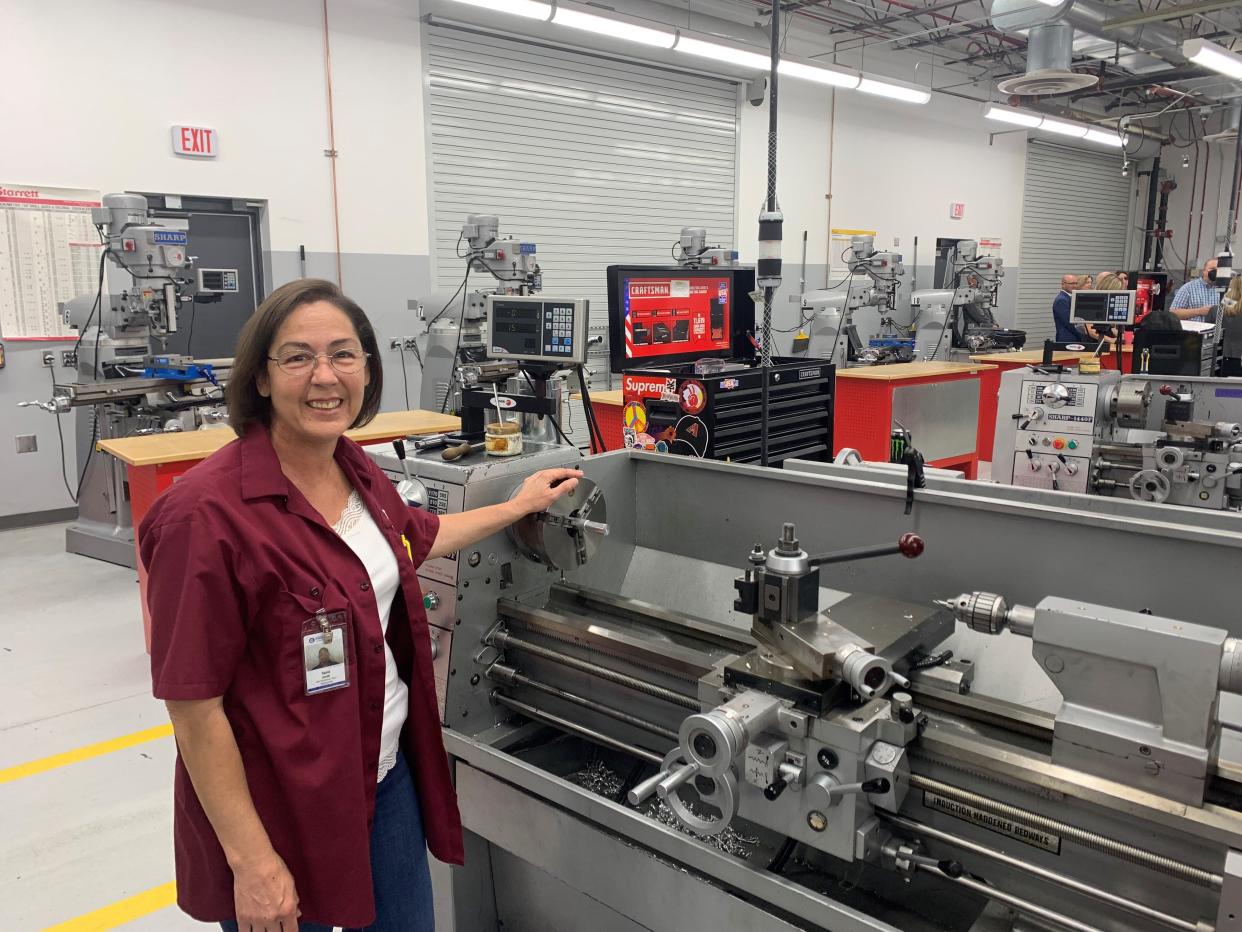 Tami Smith is a student in the CNC machining program at GateWay Community College in Phoenix.