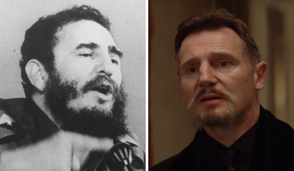 Liam Neeson Fidel Castro