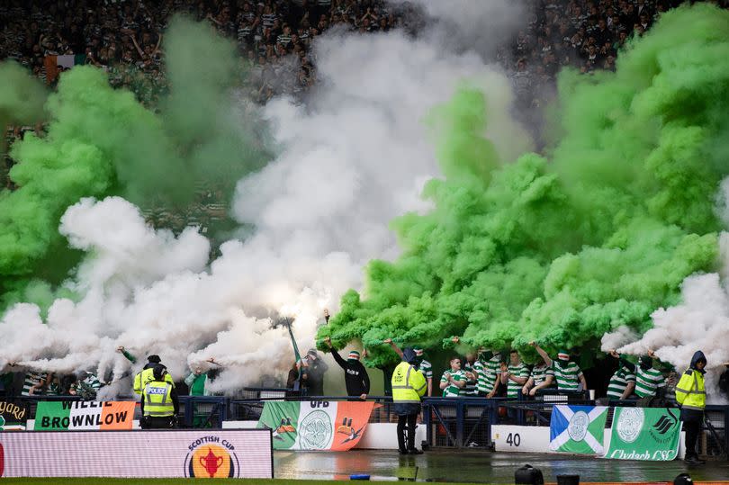 Celtic fans at Hampden