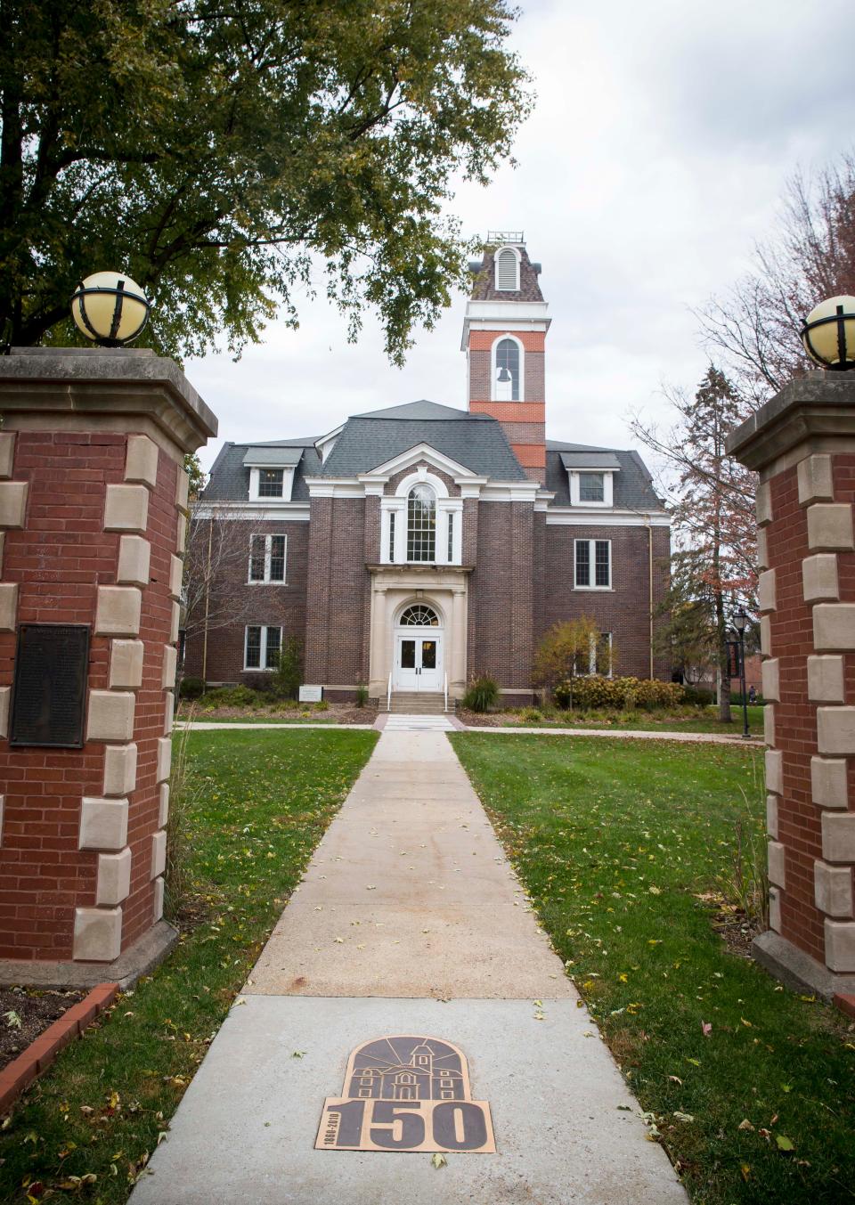 A view of the Simpson College campus in Indianola, Iowa, on Nov. 6, 2017.