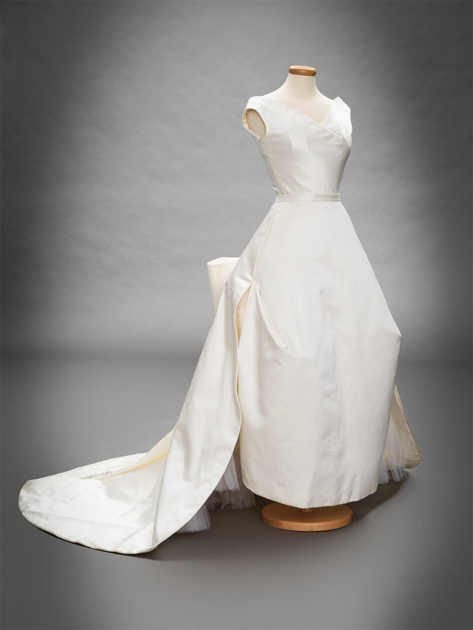 A 1957 white finale bridal gown - Credit: David Lukacs/2021 Ada Films Ltd - Harris Squared Kft