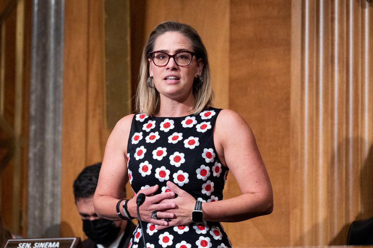 Sen. Kyrsten Sinema, D-Ariz. (Michael Brochstein/SOPA Images/Shutterstock)