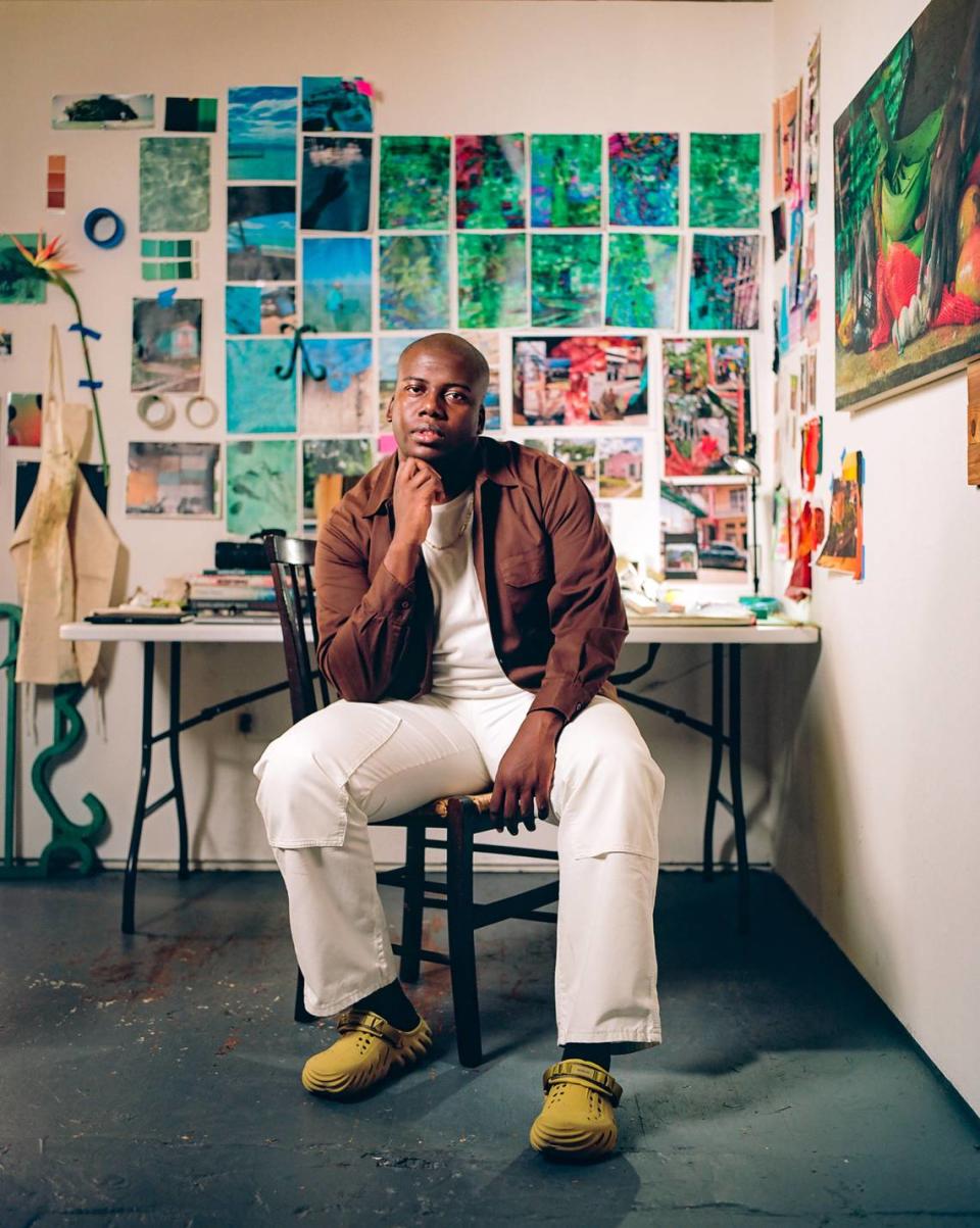 Artist Cornelius Tulloch has made a name for himself beyond Miami’s arts community.