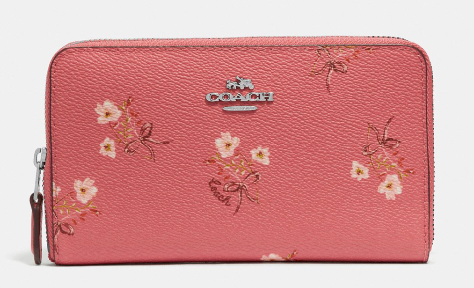 Medium Floral Zip Wallet. (Photo: Coach)