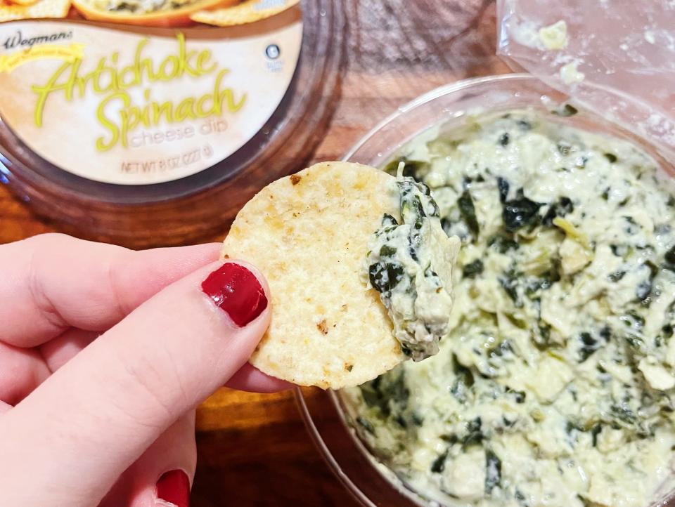 wegmans artichoke spinach dip