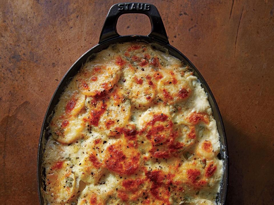 Potato and Parsnip Gratin