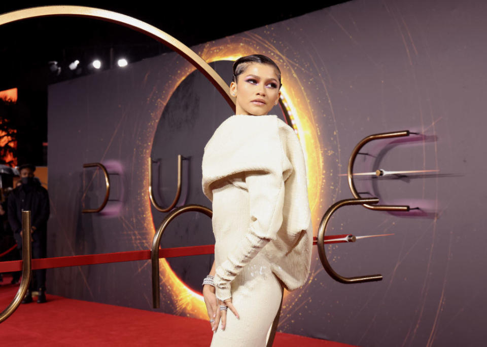Zendaya attends the UK Special Screening of "Dune" at Odeon Luxe Leicester Square