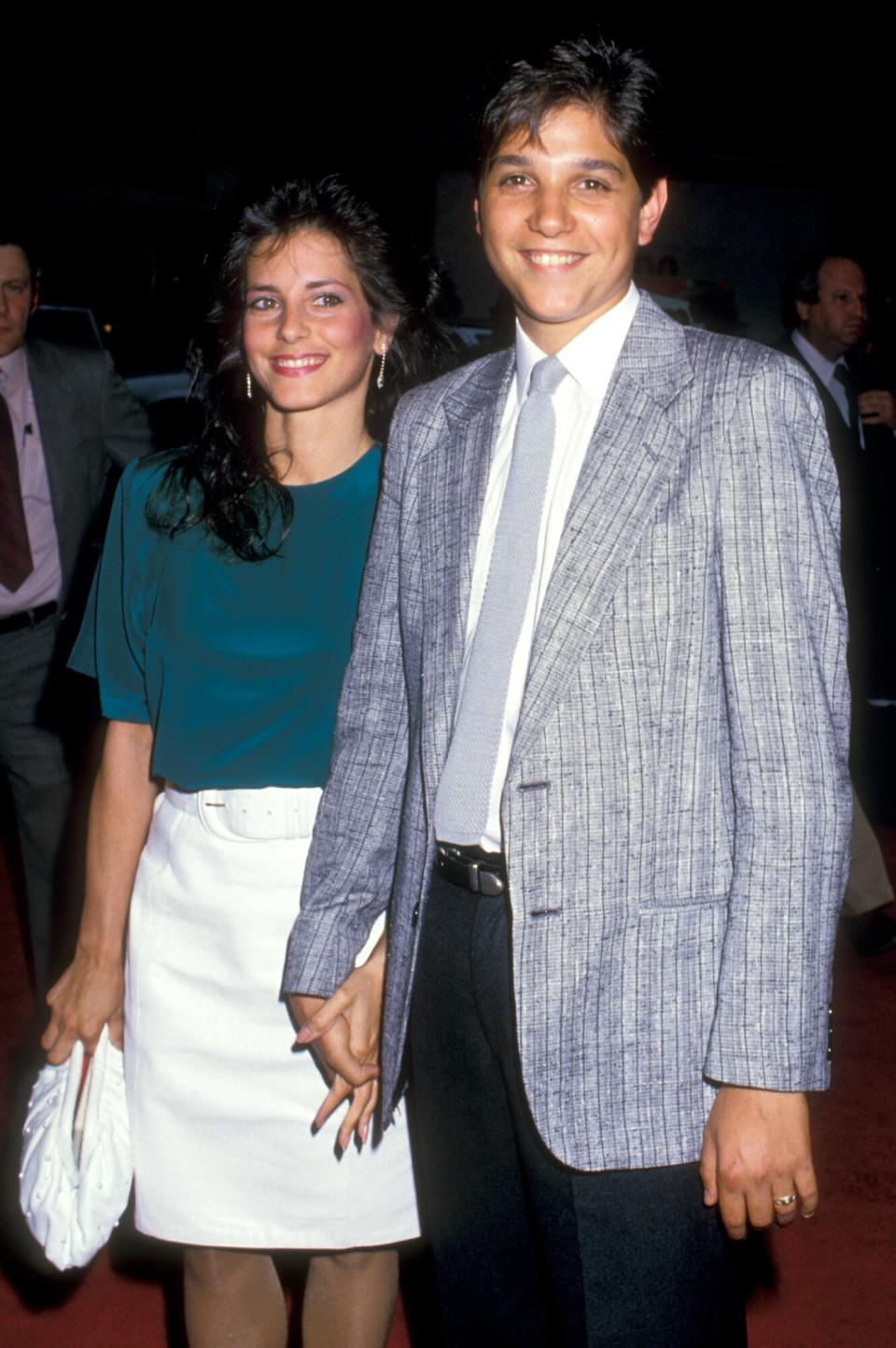 Ralph Macchio and Phyllis Fierro at the Premiere of 'Midnight Run', Sutton Theater, New York City