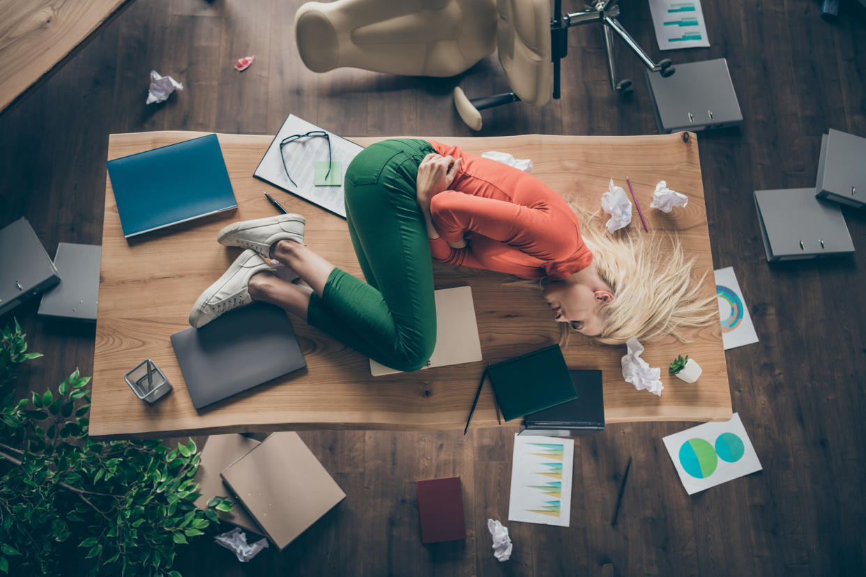 Spain is set to become the first country in Europe to offer 'menstrual leave' for employees suffering period pain while at work. (Getty Images)