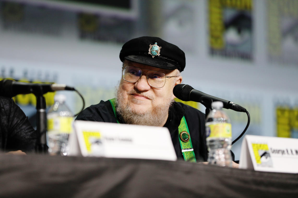 George RR Martin said his involvement with Game of Thrones diminished as the show veered away from his books. (FilmMagic/HBO)