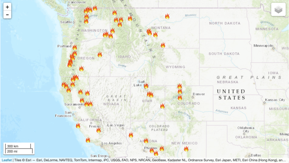 The maps depicts the likelihood of debris-flow generation and estimates of flow magnitude in locations where debris flows initiate. The models do not predict downstream impacts, potential debris-flow runout paths, and the areal extent of debris-flow or flood inundation.