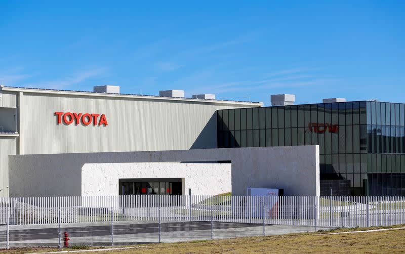 Imagen de archivo. Una vista general muestra la nueva planta de Toyota Motor Corp en Apaseo El Grande, en el estado central de Guanajuato, México.
